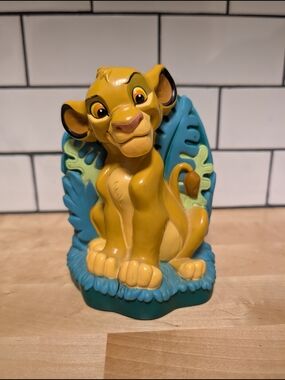 Vintage 1994 Disney The Lion King Simba Piggy Bank